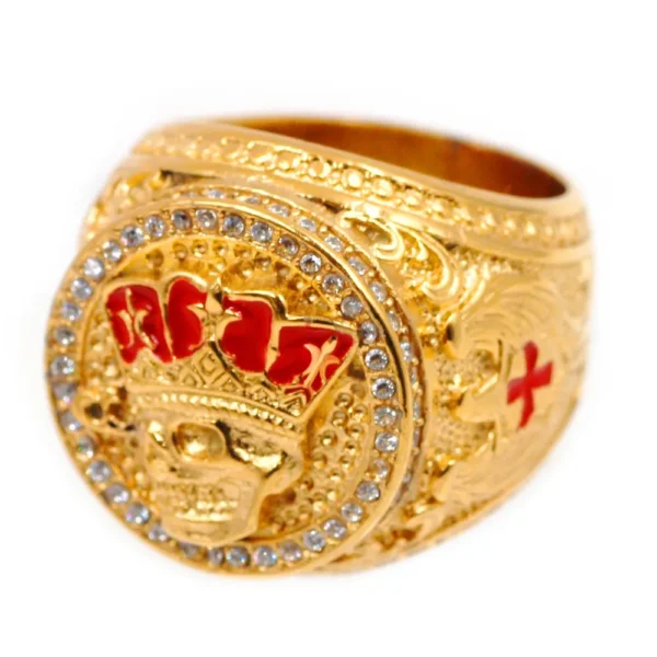 Anello Oro Teschio