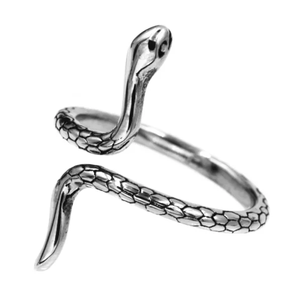 Anello in Acciaio Serpente - immagine 2