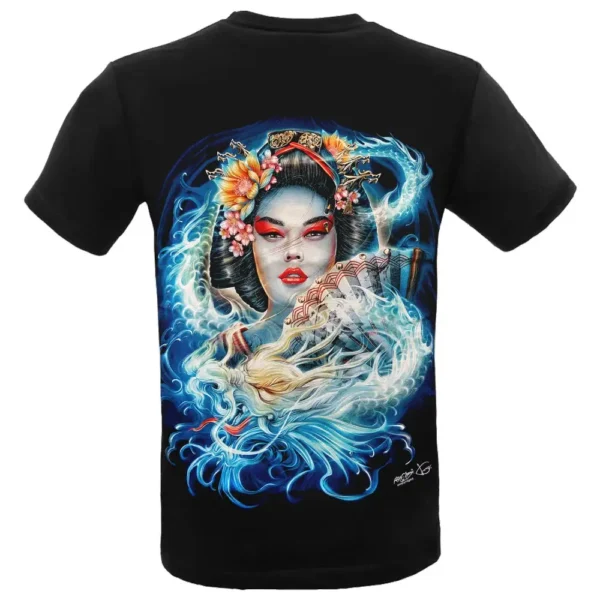 Rock Chang Maglia Effetto 3D e Nottilucente Geisha - immagine 2