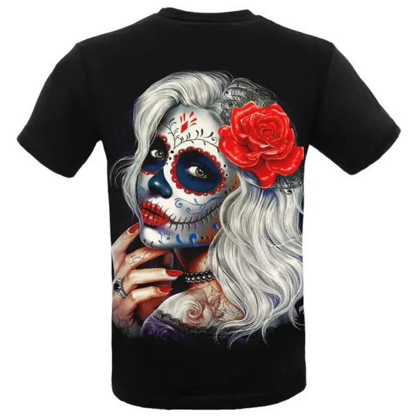 Rock Chang Maglietta Effetto 3D Donna Tatuata - immagine 2