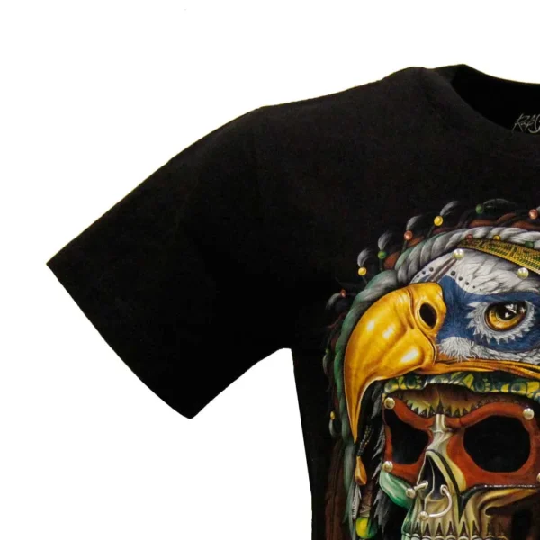 Rock Chang Maglietta 4D Teschio con Piercing - immagine 5